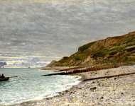 Claude-Oscar Monet - La Pointe de la Hиve, Sainte-Adresse